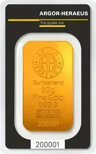 Zlatá tehlička 50 gramov